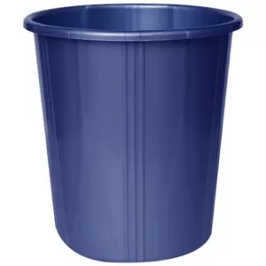 dustbin without lid in blue colour